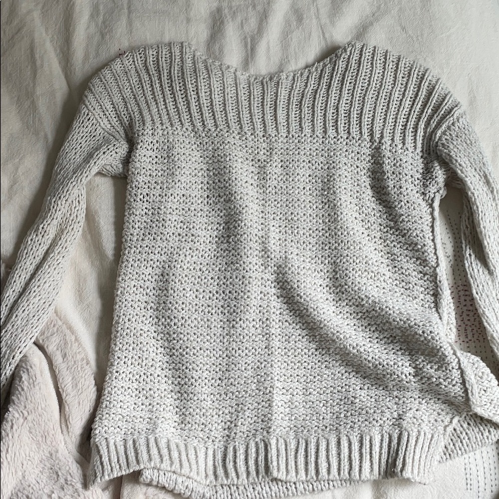 Cream Hollister Sweater